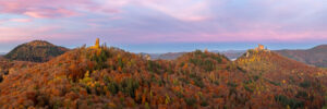 Panorama, Anebos, Trifels, Münz, Herbst, Pfälzerwald